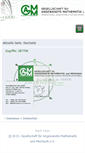 Mobile Screenshot of gamm-ev.de