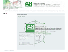 Tablet Screenshot of gamm-ev.de